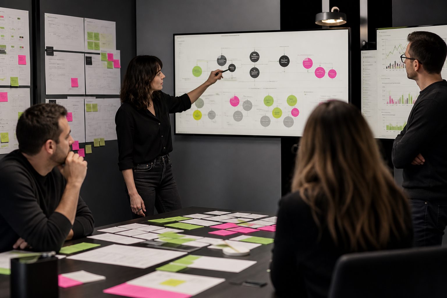 Search strategy team mapping buyer intent stages and demand clusters